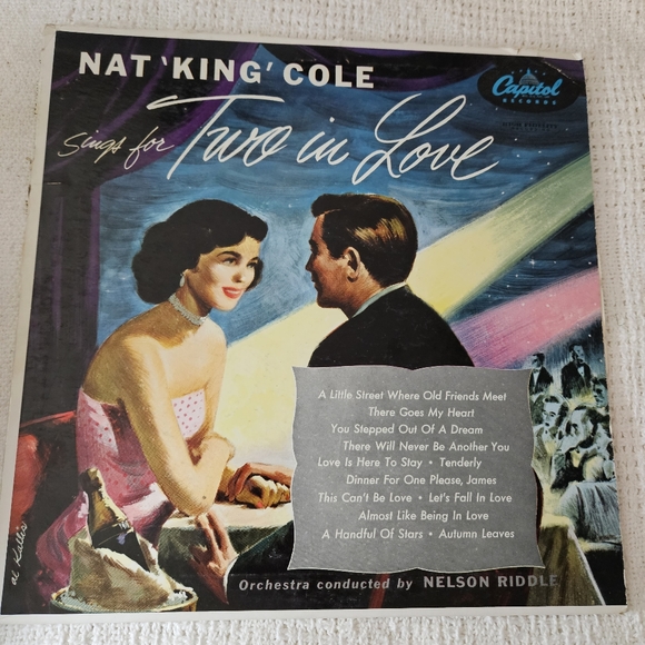 Nat King Cole Sings For Two in Love Vinyl 🎶 - Picture 5 of 16